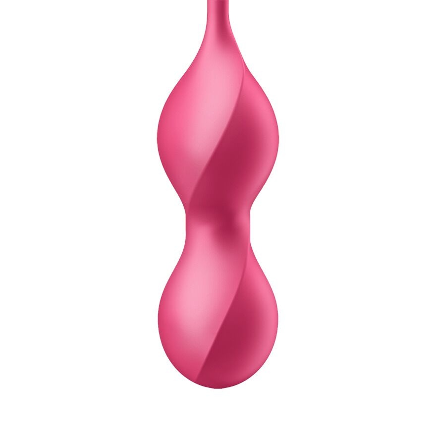 Вагінальні кульки з вібрацією Satisfyer Love Birds 2 Connect App Red SX0571 фото