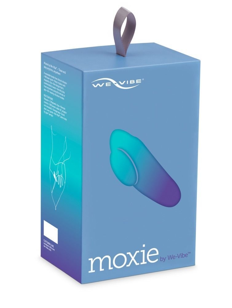 Смарт-вибратор в трусики We-Vibe Moxie Aqua с пультом ДУ SO2832 фото