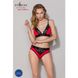 Трусики с широкой резинкой и кружевом Passion PS001 PANTIES L, red-black SO4167 фото 3