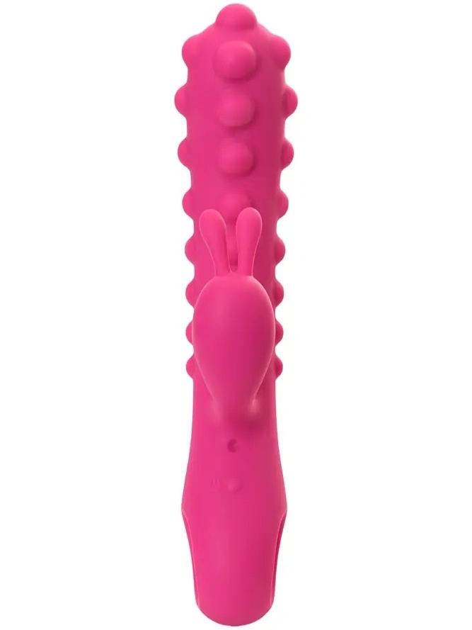 Вібратор-кролик зі стимулюючими кульками Kokos SMON No. 1, рожевий 81920 фото