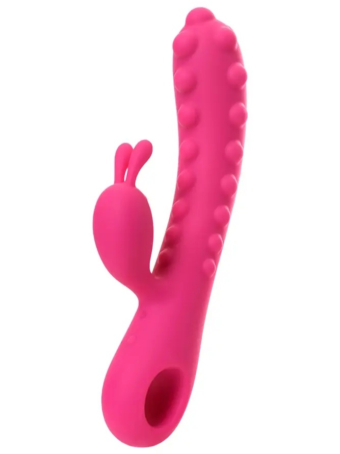 Вибратор-кролик со стимулирующими шариками, Kokos SMON No. 1, розовый 81920 фото