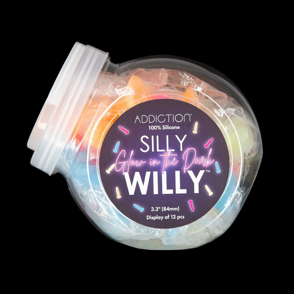 Набор фаллоимитаторов ADDICTION Silly Willy Glow in the Dark 12 шт SX0540 фото