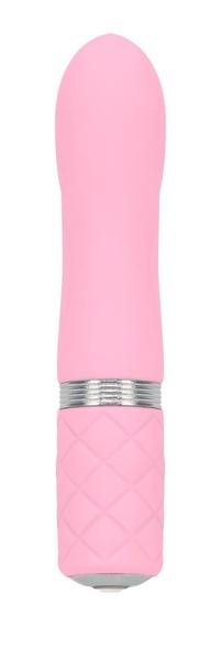 Розкішний вібратор PILLOW TALK - Flirty Pink з кристалом Сваровські, гнучка голівка SO2725 фото