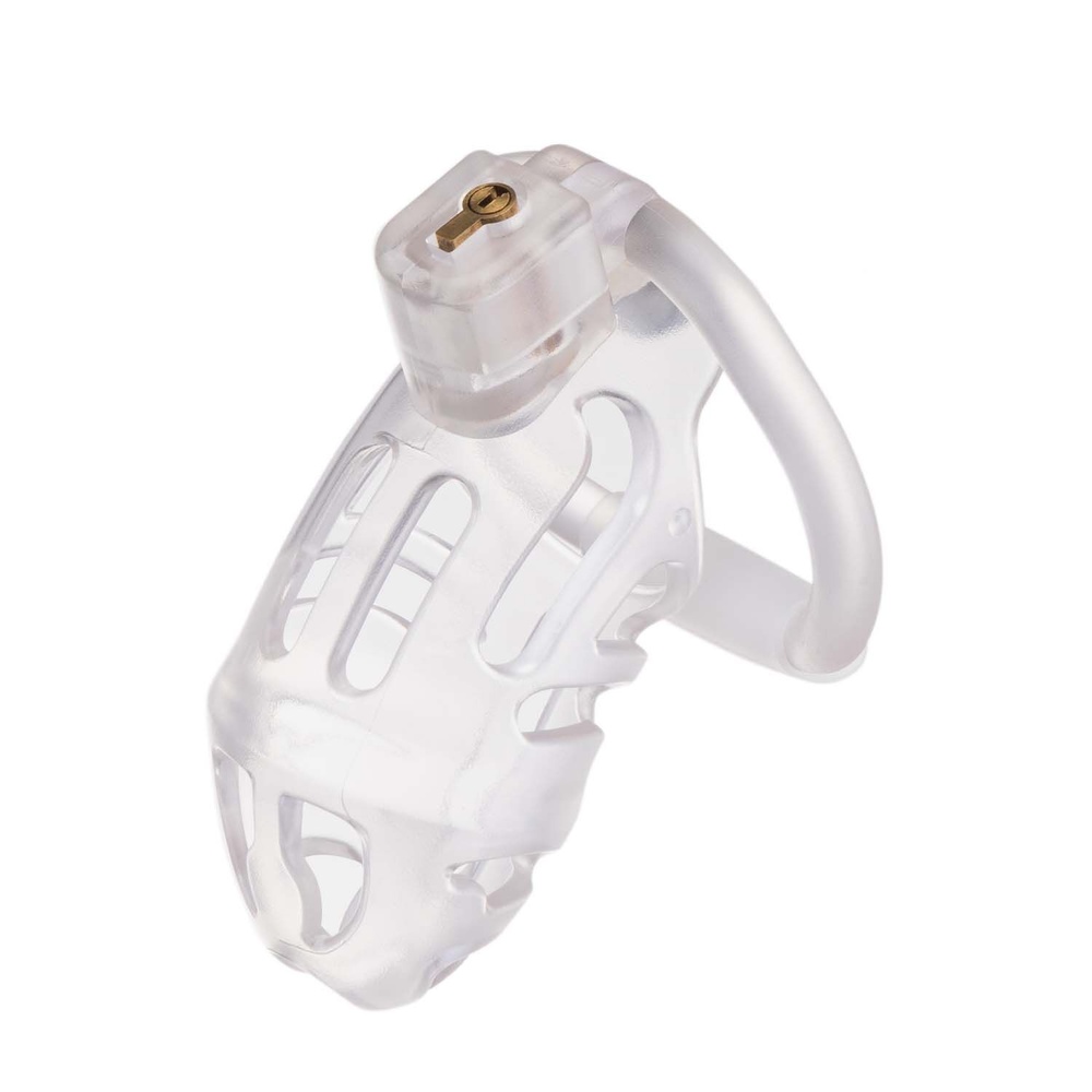 Клетка для пениса LOCKINK SEVANDA Plastic Penis Chastity Cage - Transparent SX0871 фото