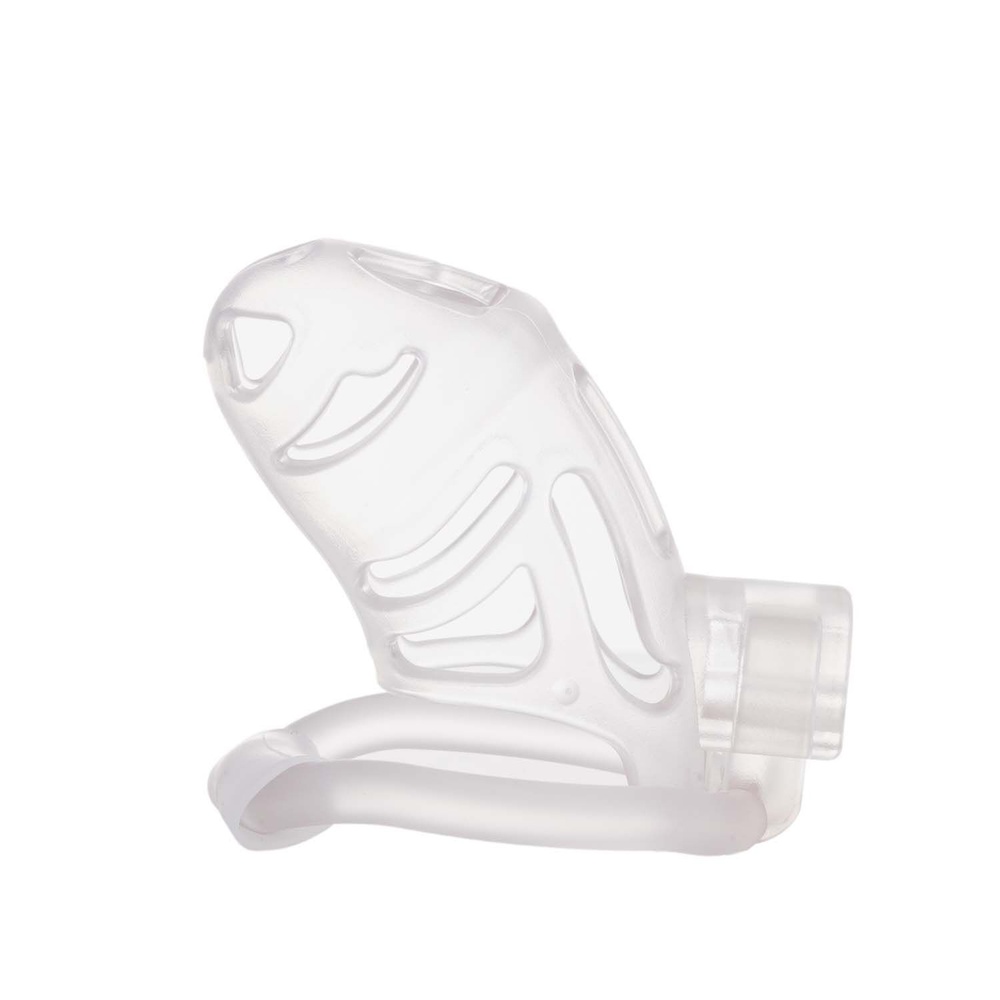 Клітка для пеніса LOCKINK SEVANDA Plastic Penis Chastity Cage - Transparent SX0871 фото