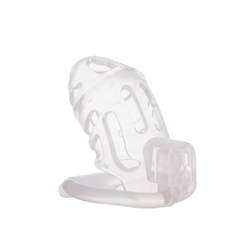 Клітка для пеніса LOCKINK SEVANDA Plastic Penis Chastity Cage - Transparent SX0871 фото