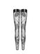 Сексуальні панчохи з відкритими шкарпетками F243 Noir Handmade, з візерунками, чорні, M NR08557 фото 3