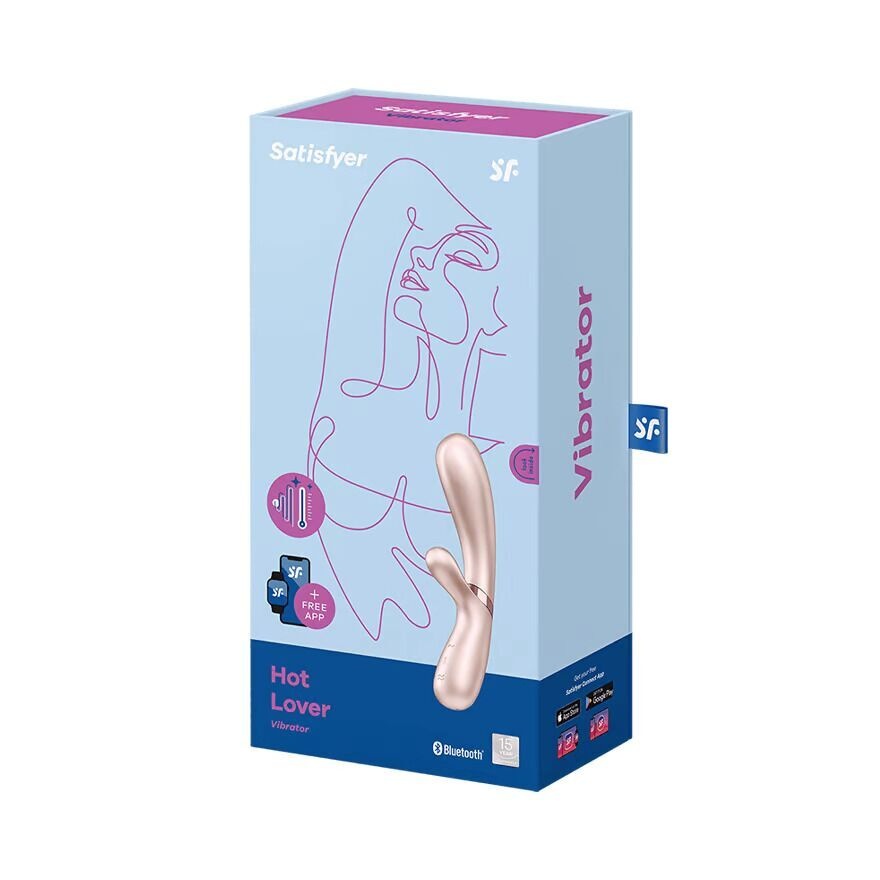 Смарт вібратор-кролик із підігрівом Satisfyer Hot Lover Nude (м'ята упаковка) SO5543-R фото