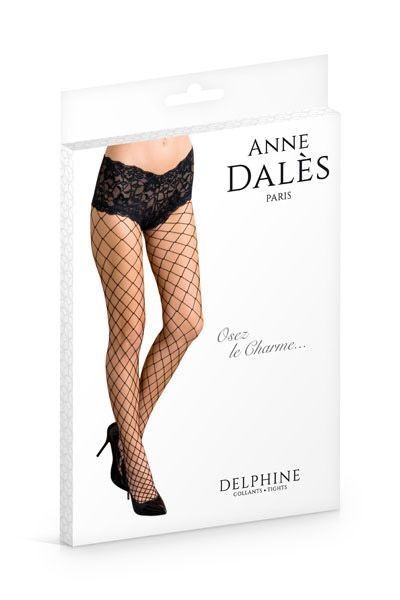 Чулки Anne De Ales DELPHINE T1 Black (мятая упаковка) SO1939-R фото
