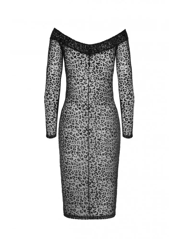Сексуальна сукня з леопардовим принтом F284 Noir Handmade, розмір S 10796/F284 S фото