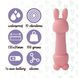 Мінівібратор FeelzToys Mister Bunny Pink з двома насадками SO4437 фото 5